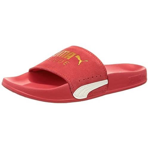 プーマ(PUMA) サンダル リードキャット 2.0 スウェード クラシック 384872-05 ハイリスクレッド/プーマチームゴールド/プーマホワイト(05) 23.0cm