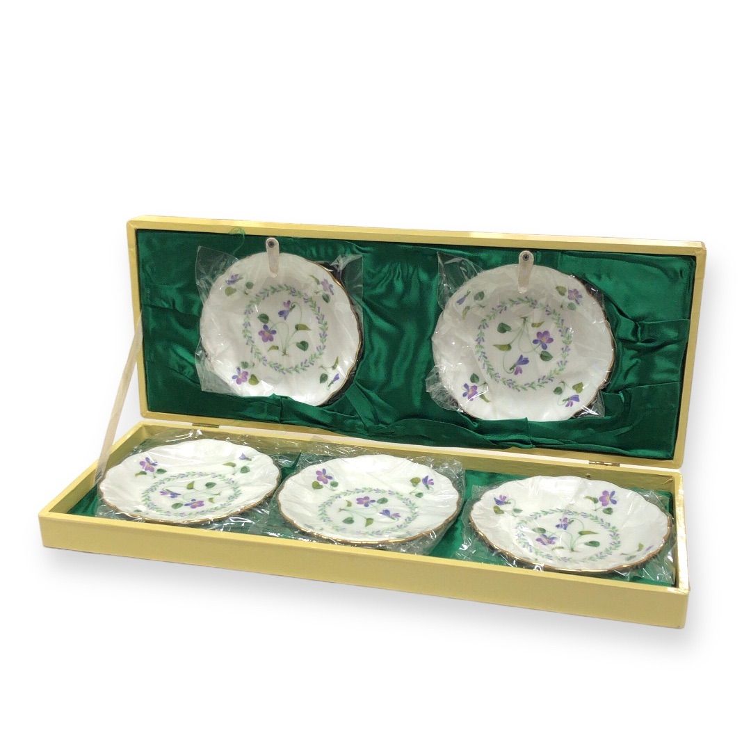 ノリタケ ISLAY 金縁 皿5枚 未使用品】Noritake ノリタケ 金縁 5枚皿 セット 陶磁器 プレート 皿