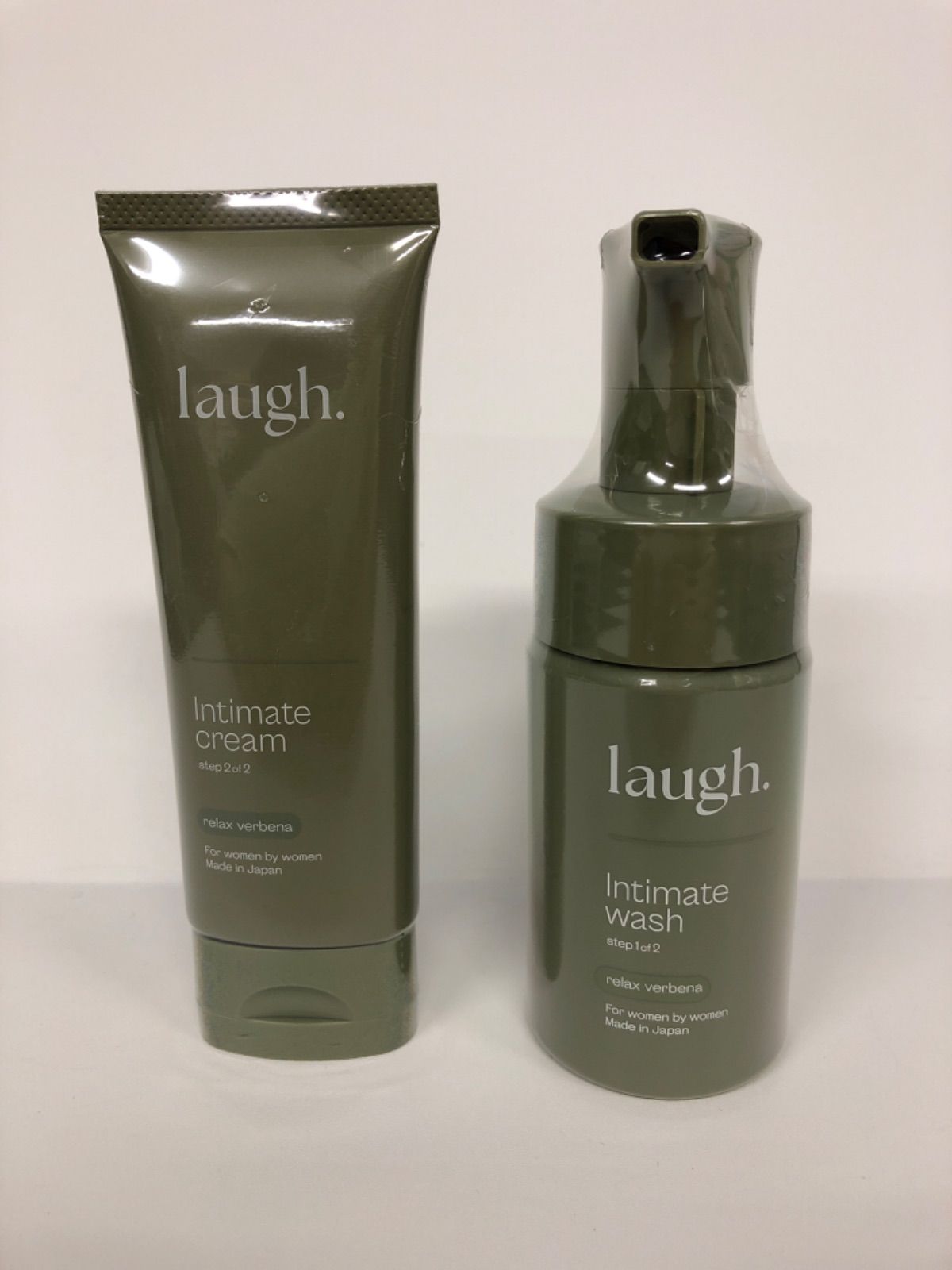 laugh. インティメイトウォッシュ詰替用な2個&クリーム　　ピュアムスク 試してみた】laugh.インティメイトウォッシュ ピュアムスク