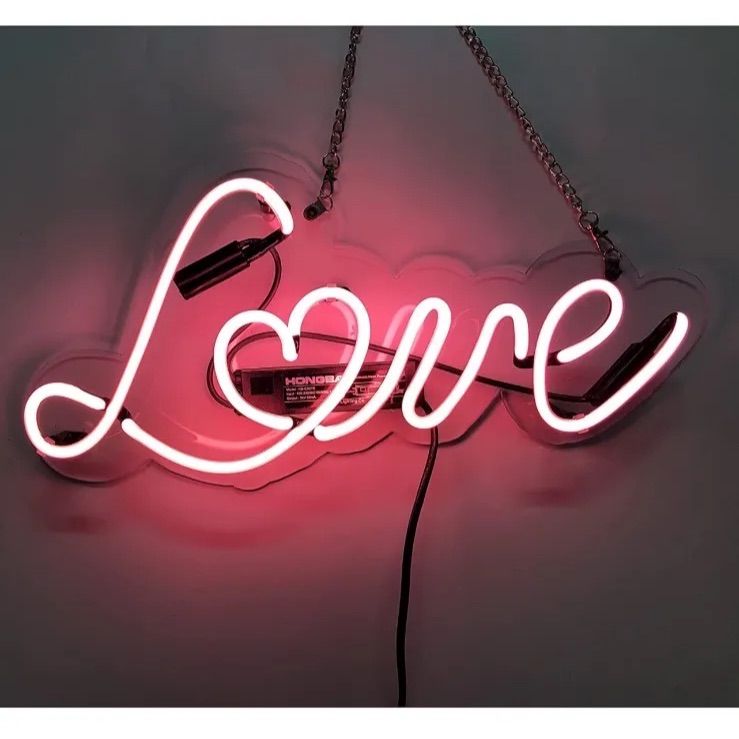 ネオンサイン ネオン管 LOVE NEON SIGN LIGHT 室内装飾 壁掛け 飾り品 寝室 部屋 デコレーション バー カフェ 喫茶店 省エネ 装飾壁  ネオンライト アメリカン雑貨 (Love) ネオン管 オリジナル オーダーメイド - メルカリ