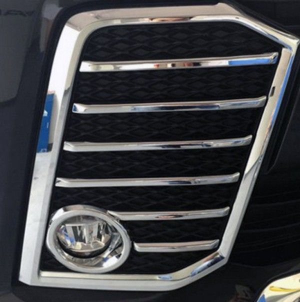 アルファード 30系 ヴェルファイア 30系 15-18年式 フロントバンパー フォグライトガーニッシュ ドレスアップ ABS 外装パーツ