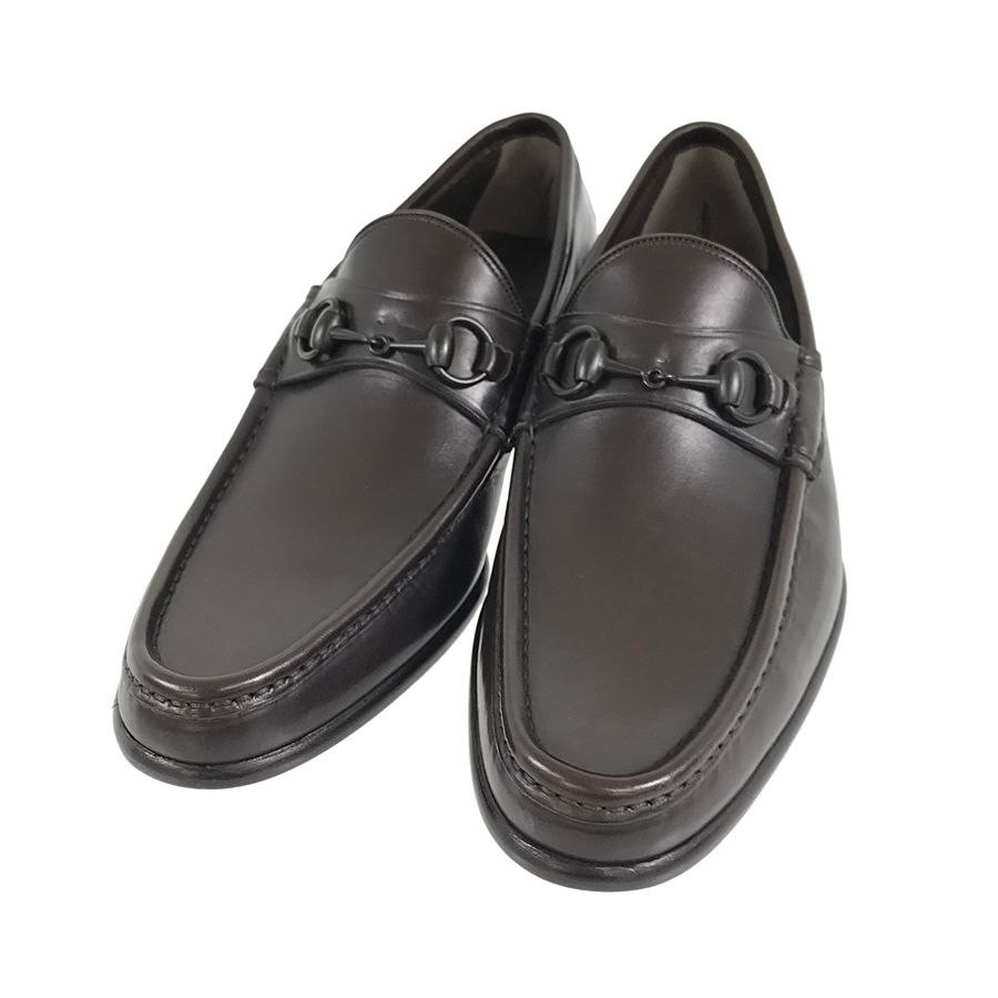 GUCCI グッチ　ビットローファー グッチ ホースビット 1953〕メンズ ローファーブラック レザー