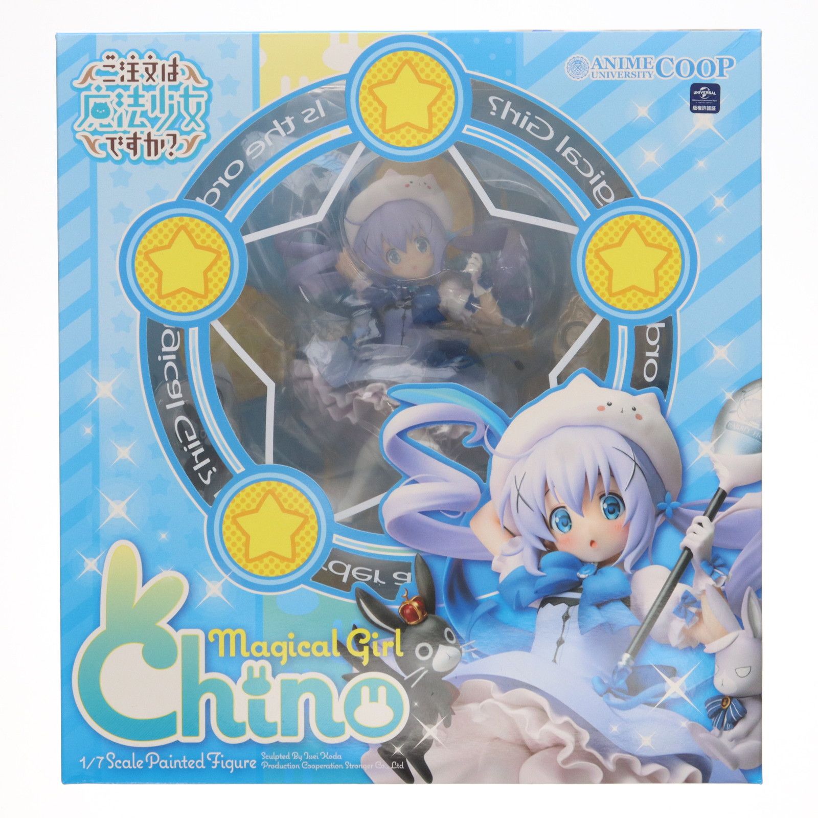UNIVER - 海外販売用パッケージ仕様 魔法少女チノ ご注文はうさぎですか?? 1/7 完成品 フィギュア ANIME UNIVERCITY COOP限定 ANIME UNIVERSITY COOP(アニメユニバーシティコープ) 海外販売用パッケージ仕様 魔法少女チノ ご注文はうさぎですか