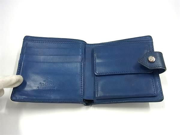 Vivienne Westwood 二つ折り財布 ネイビー Vivienne Westwood
