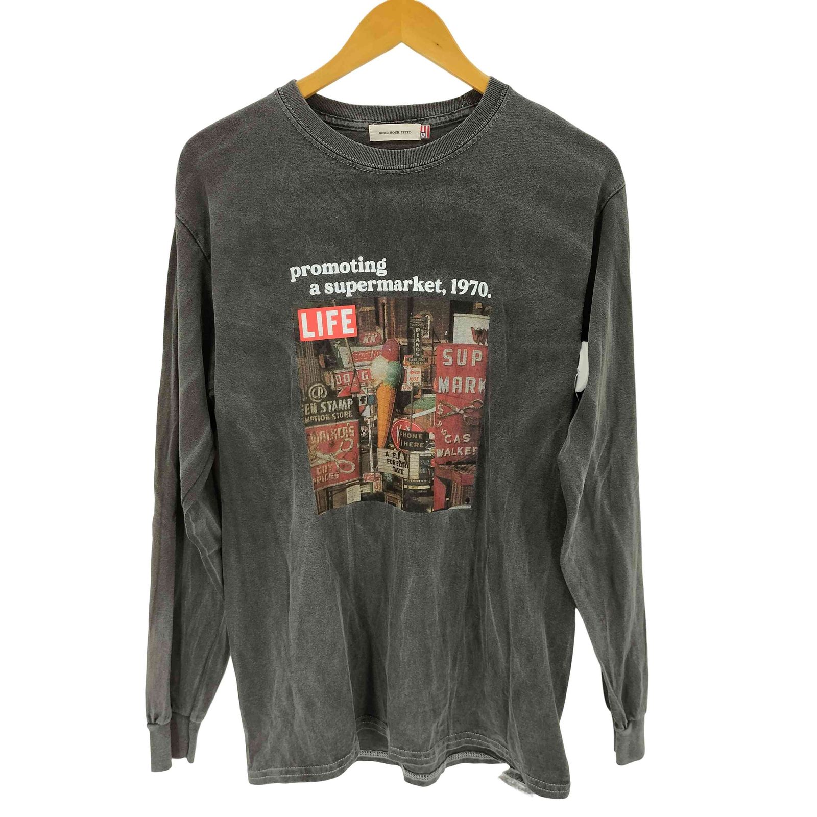 グッドロックスピード GOOD ROCK SPEED L/S プリントクルー