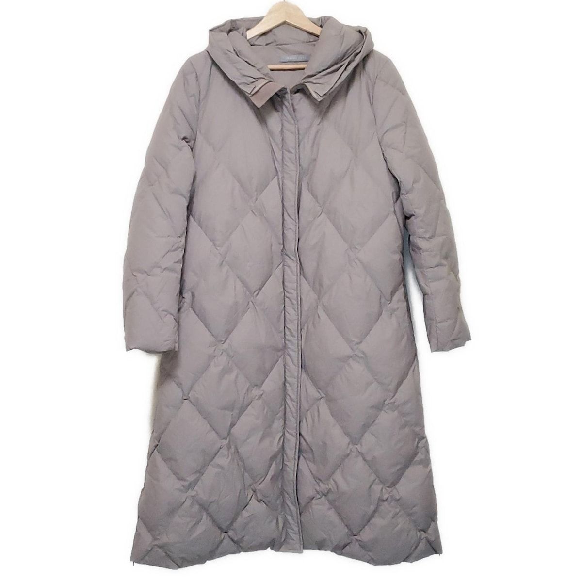 theory luxe グレー ダウンロングコートサイズ042 theory luxe(セオリーリュクス) ダウンコート サイズ40 M