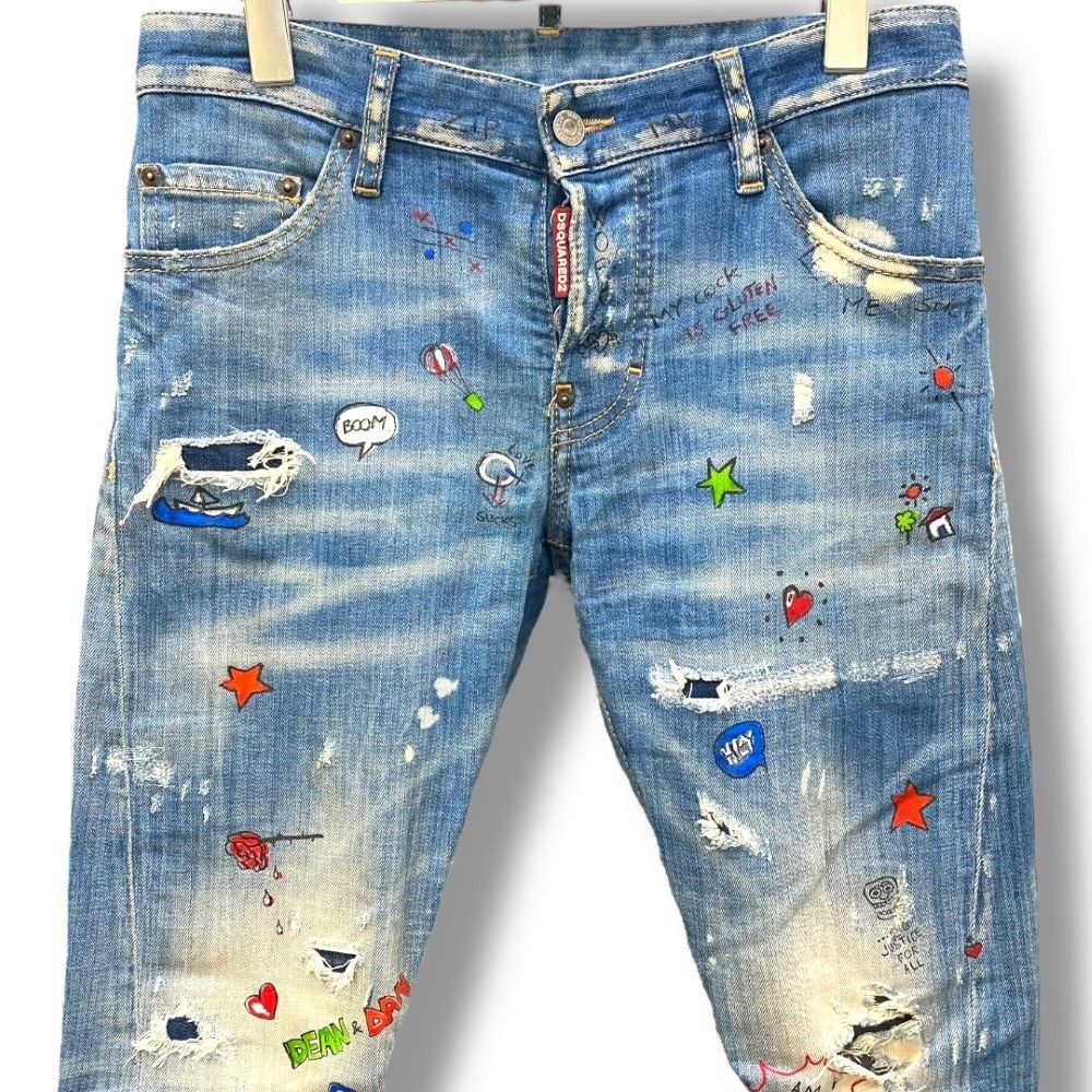 DSQUARED2 18SS Sexy Twist Jean サイズ42 インディゴ S74LB0317