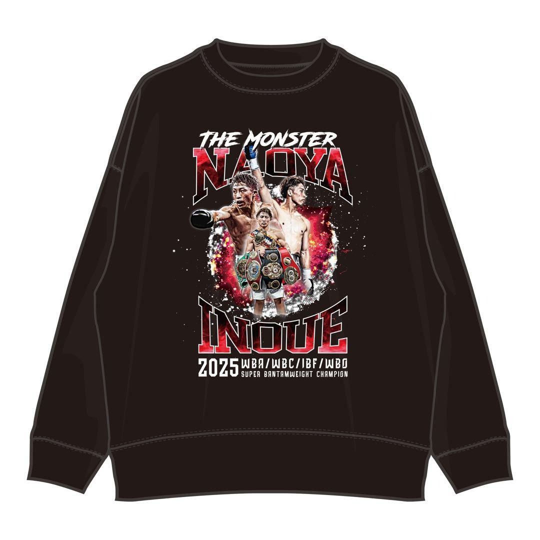 SWEATSHIRT VEGAS PLAYER 井上尚弥 長袖 黒 L スウェット パイルスウェット 管理番号 693