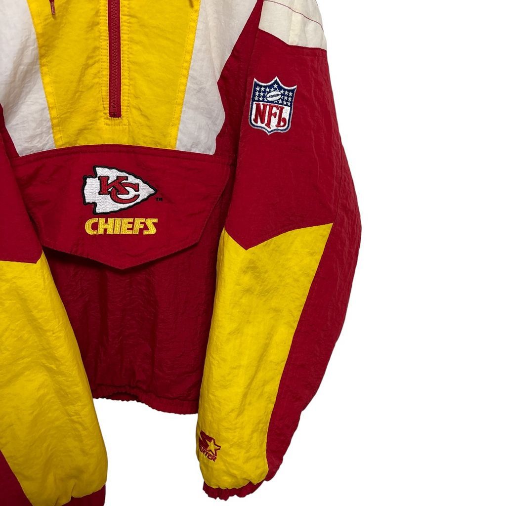 STARTER】 NFL チーフス 中綿入りアノラックパーカー S-3085 - メルカリ