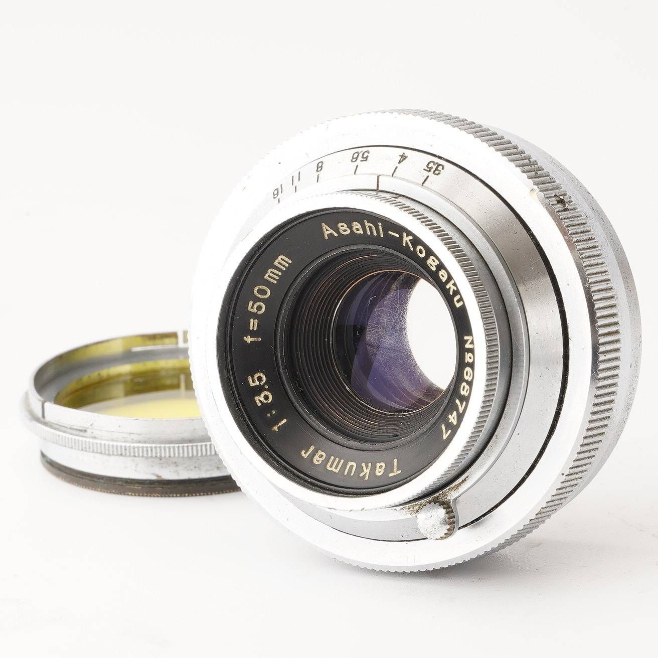 旭光学 ペンタックス Asahi kogaku Takumar 50mm F3.5 M37