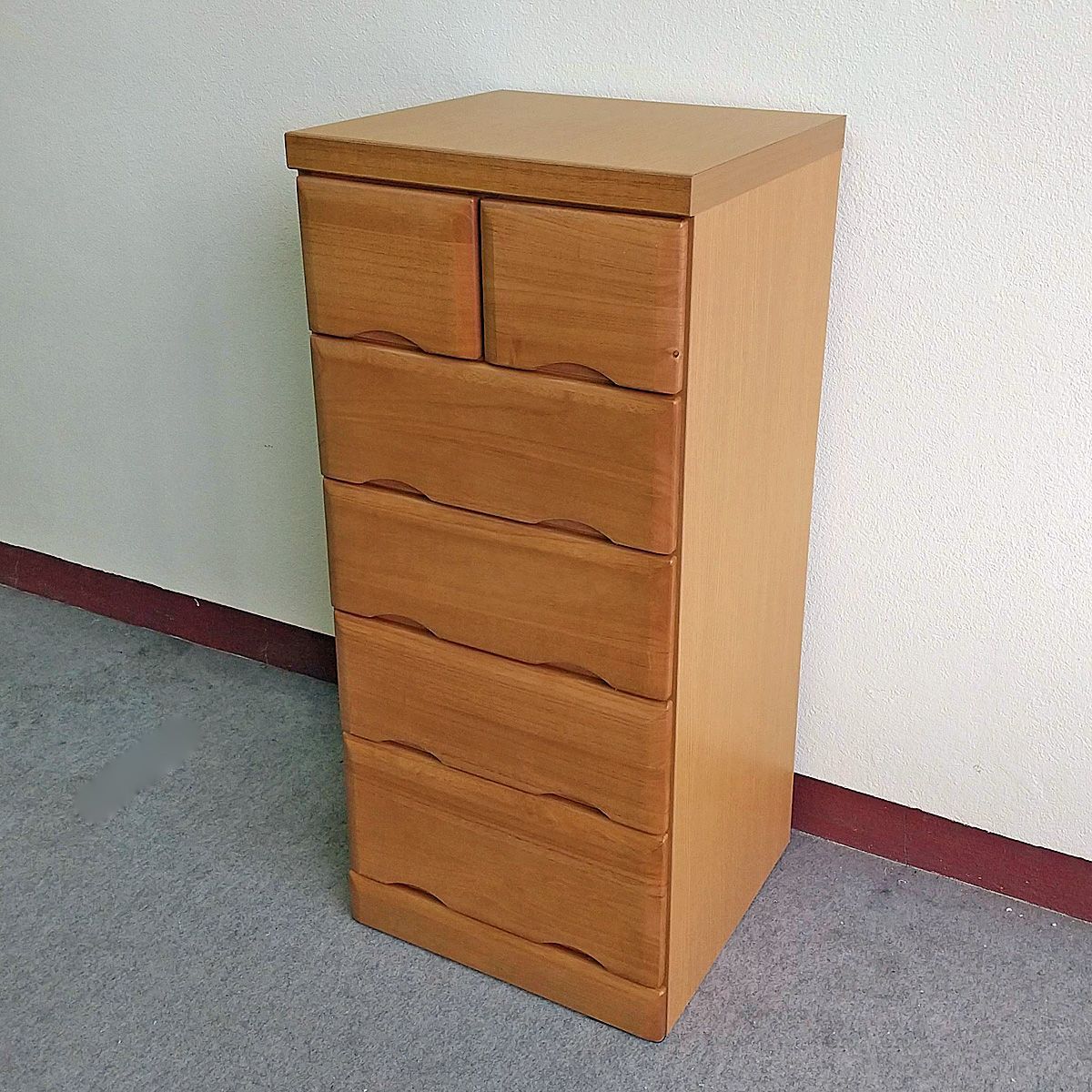 ハイチェスト 天然木桐材