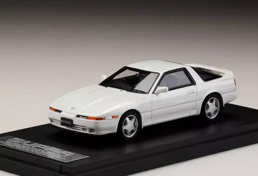ミニカー 1|43 トヨタ スープラ A70 2.5GT ツインターボ Limited スーパーホワイトパールマイカ PM43111LW