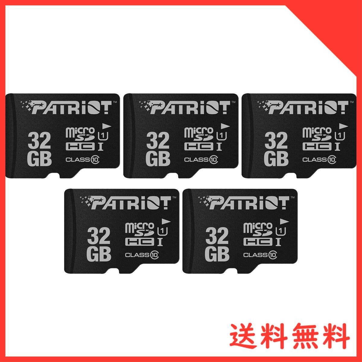 Patriot Memory MicroSD メモリカード 32GB 五枚セット Class10 UHS-I ...