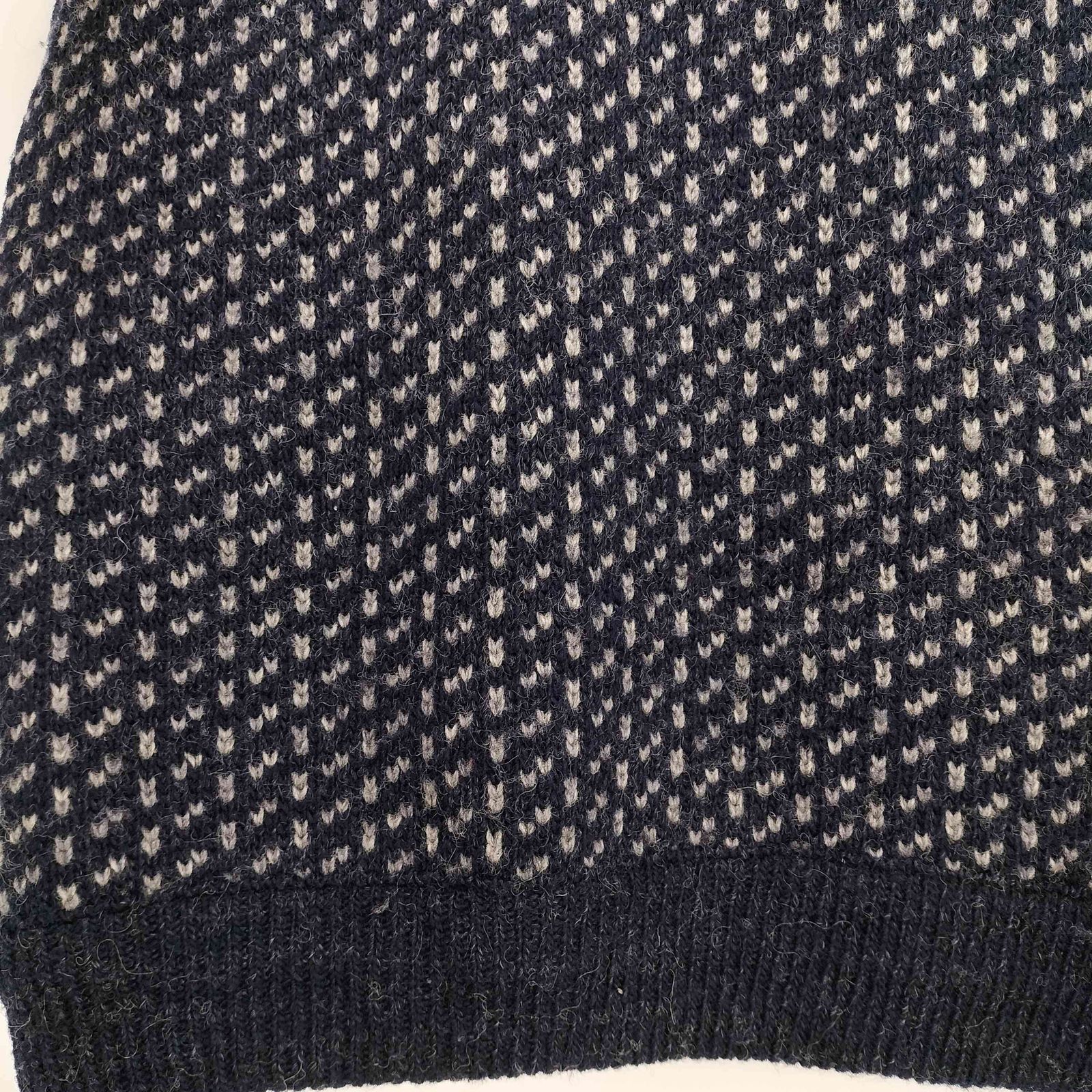 エルエルビーン L.L.Bean 80s ノルウェー製 バーズアイ ウールヘンリー