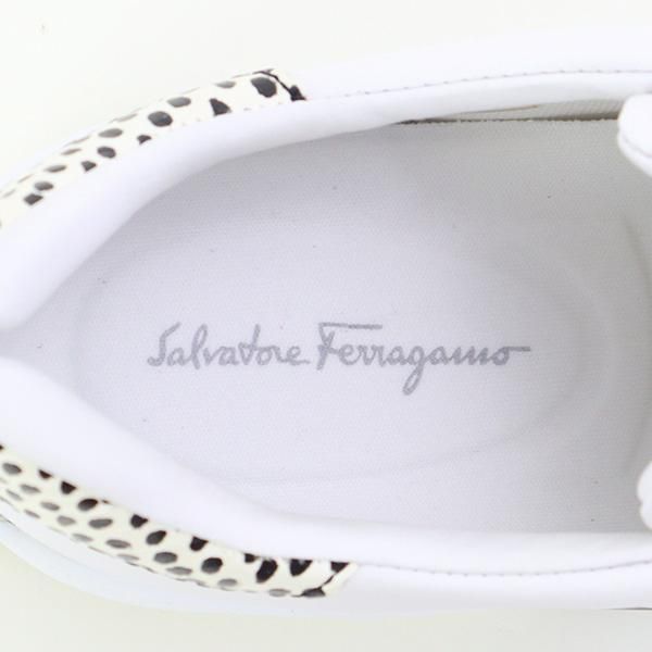 【国内発送】[Ferragamo] スニーカー (NUMBER 0747629 BIANCO) 国内発送】[Ferragamo] スニーカー (NUMBER 0747629 BIANCO
