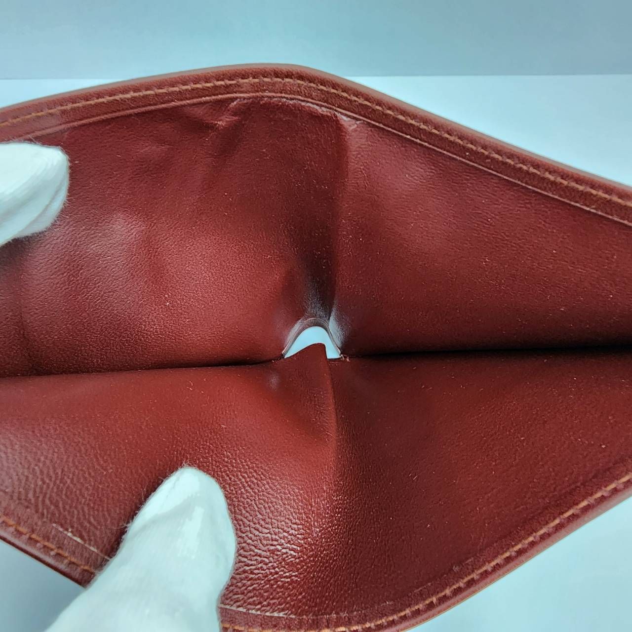 Cartier カルティエ マストライン 札入れ ボルドー 箱付き 財布 