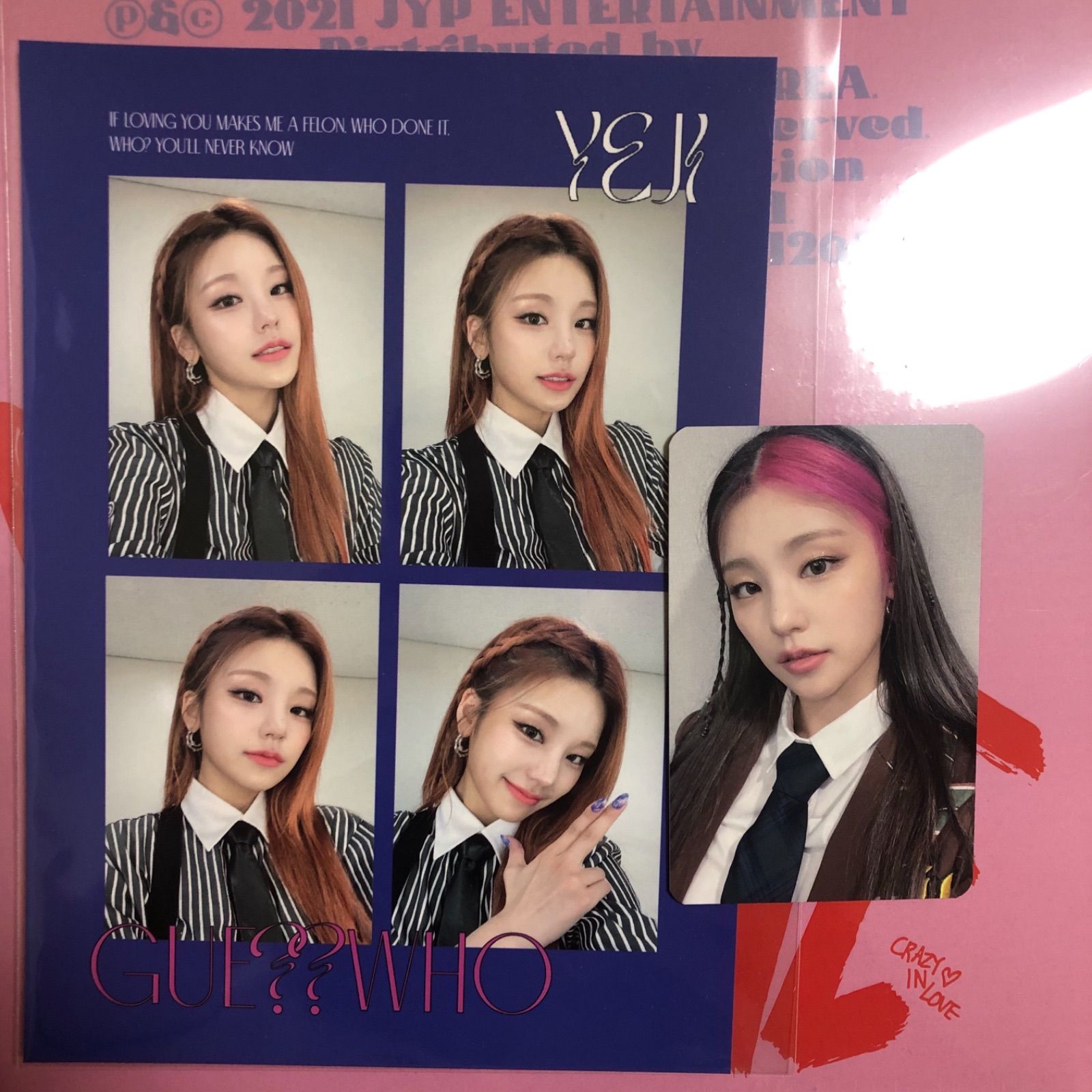 ITZY イェジ トレカ SoundWave CRAZY IN LOVE ⑱ ITZY イェジ トレカ SoundWave CRAZY IN LOVE ⑱ ITZY イェジ トレカ
