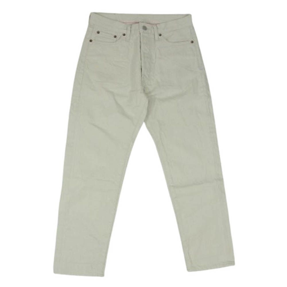 オーディナリーフィッツ ORDINARY FITS ホワイト デニムパンツ オフ 