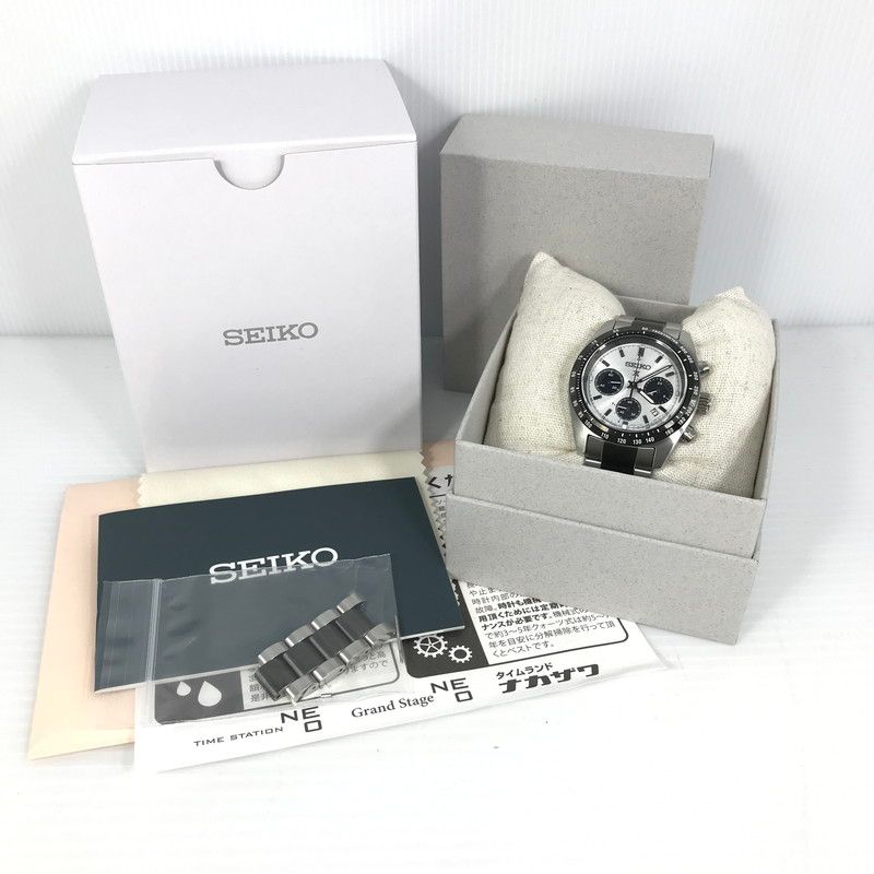 品 SEIKO セイコー PROSPEX SPEEDTIMER V192-0AF0 SBDL101 プロスペック スピード タイマー 腕時計 197-251014-na-20-tag