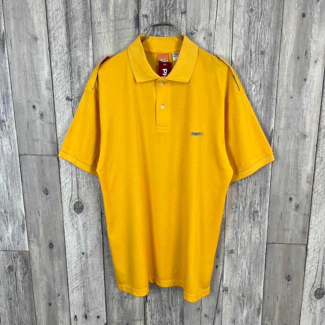 PHENOMENON フェノメノン 無地 半袖 ポロシャツ L