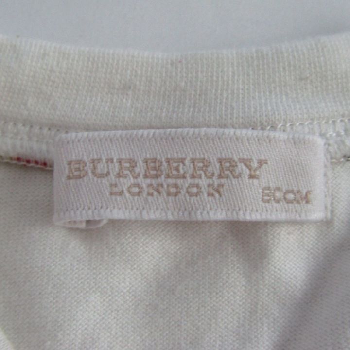 【a1572】BURBERRY 美品 パフスリーブ トップス 38 オフホワイト お値下げしました！Burberry ノースリーブトップス ホワイト