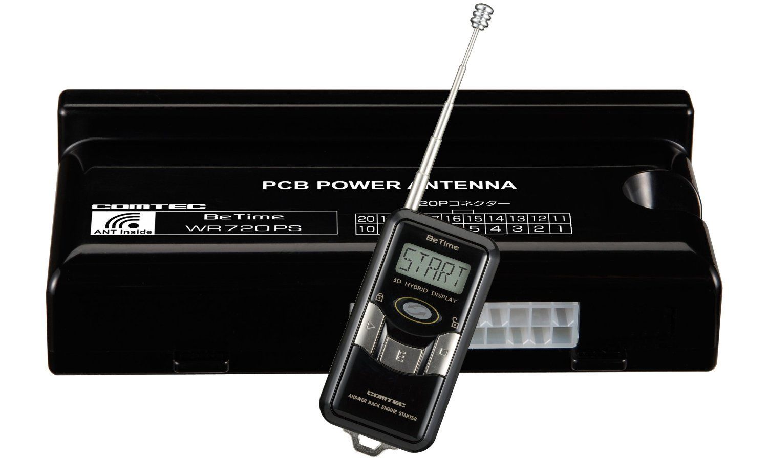 コムテック エンジンスターター リモコン付アンサーバックモデル BeTime WR720PS トヨタ スバル車