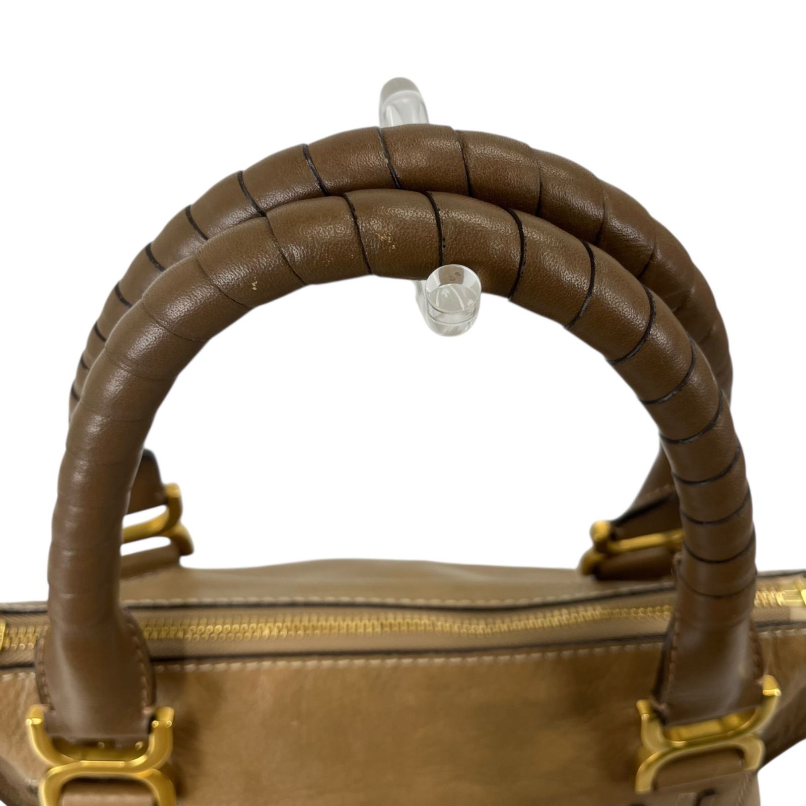 ○美品 クロエ Chloe マーシー レザー ハンド、トート バッグ カバン 