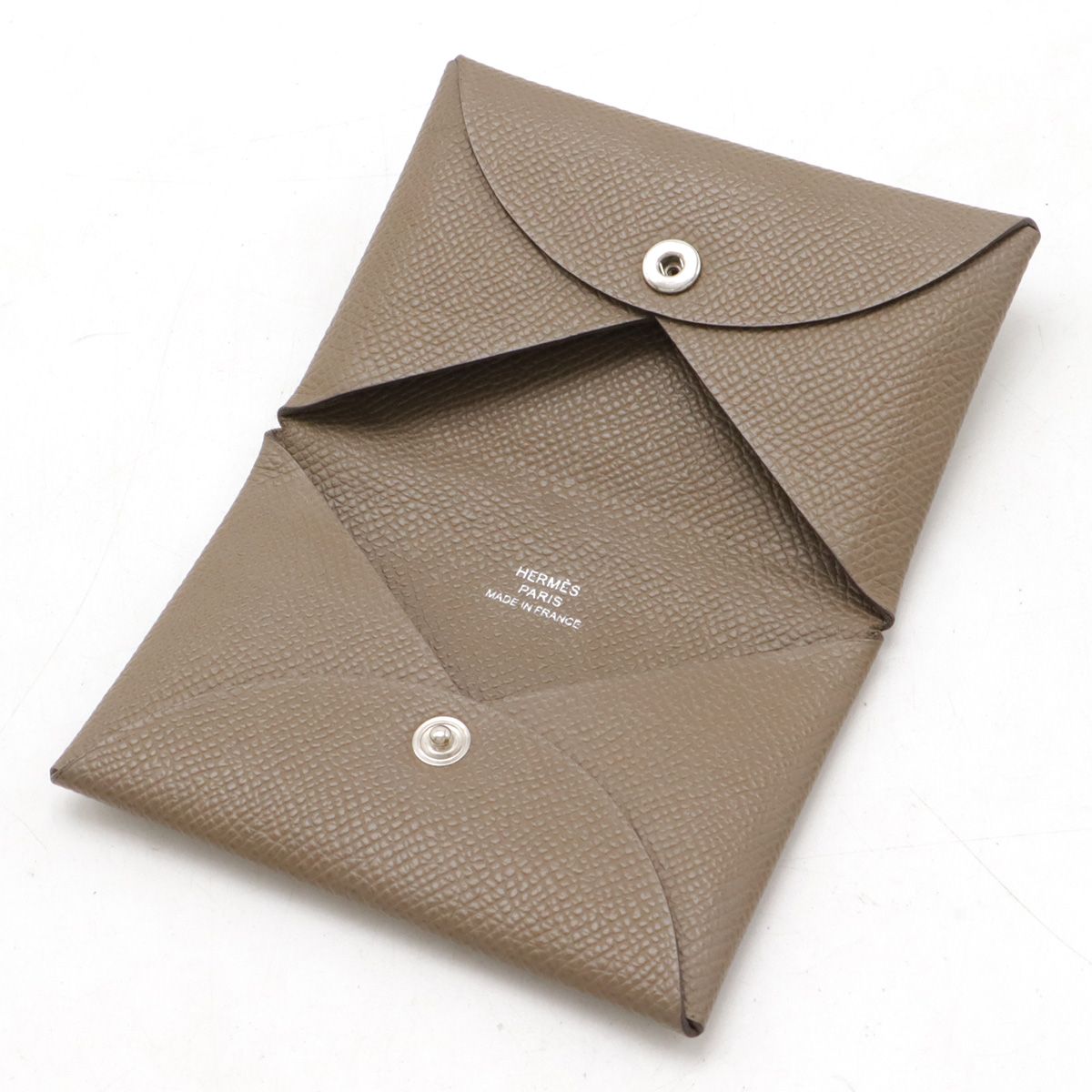 エルメス HERMES カルヴィ カードケース 名刺入れ ヴォーエプソン  