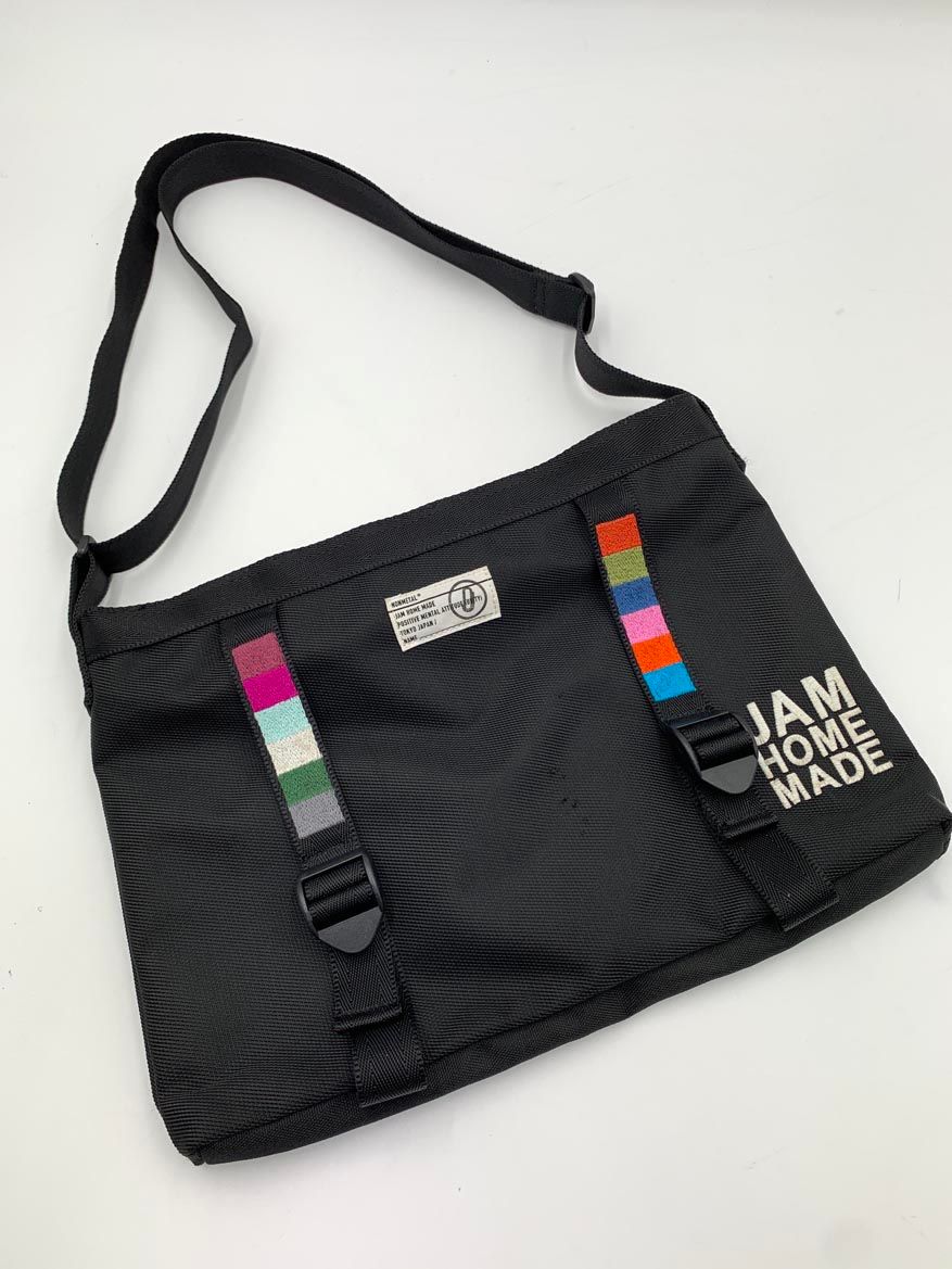 JAM HOME MADE ジャムホームメイド nonmetal サコッシュ ショルダー バッグ 黒 ◎メンズ
