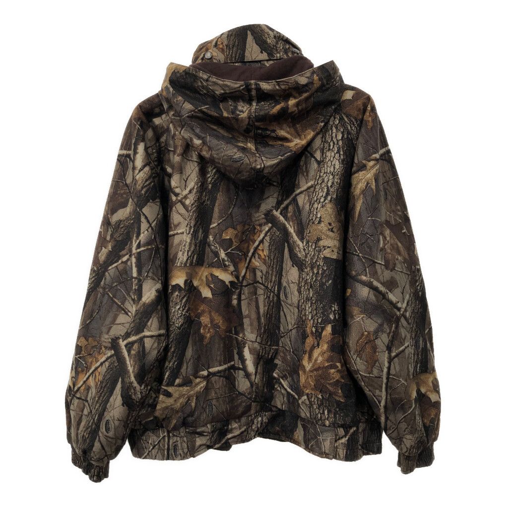 WOOLRICH ウールリッチ リアルツリーカモ リバーシブル ジャケット カーキ (メンズ XL相当) 中古 古着 Q7116 WOOLRICH ウールリッチ リアルツリーカモ リバーシブル ジャケット