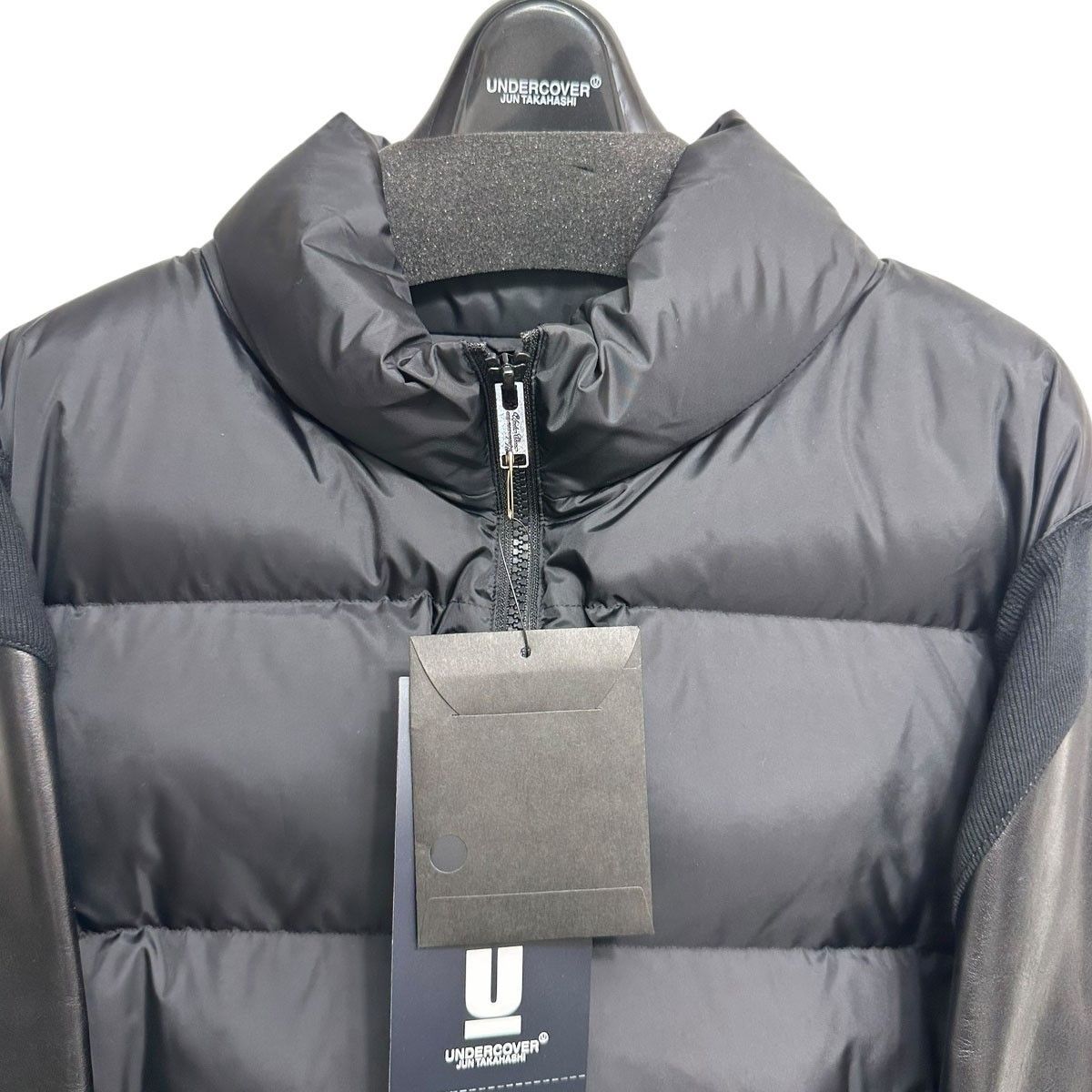 UNDERCOVER 24AW レザースリーブダウンブルゾン UC2D9206-1