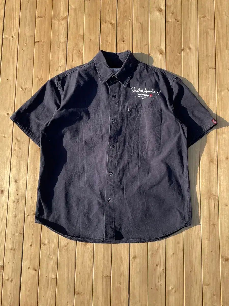 Smiths ネイビー ワークシャツ J01540