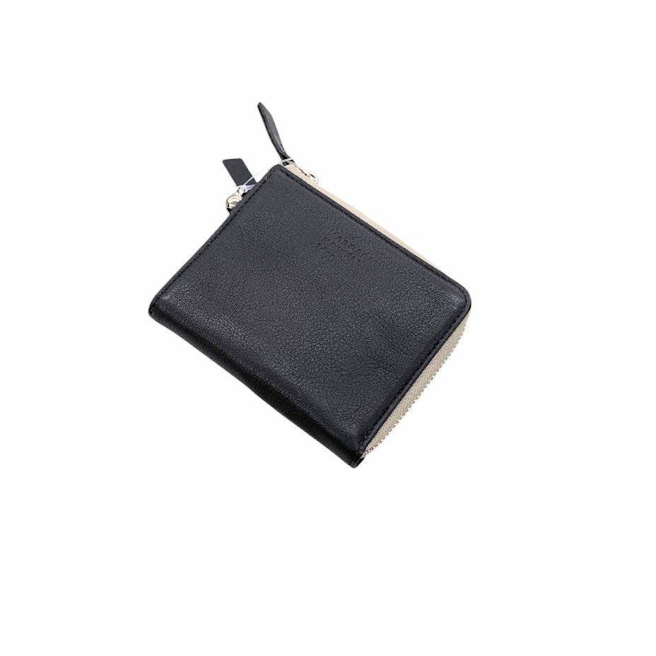♥品 MARGARET HOWELL idea マーガレット ハウエル アイデア L字ファスナー財布 チャリオット コインケース ブラック
