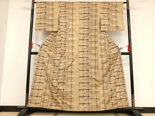 平和屋着物○上質な紬 縞 正絹 逸品 AAAW4065np - メルカリ