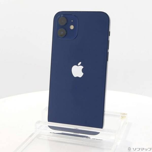〔 〕iPhone12 64GB ブルー MGHR3J A SIMフリー 258