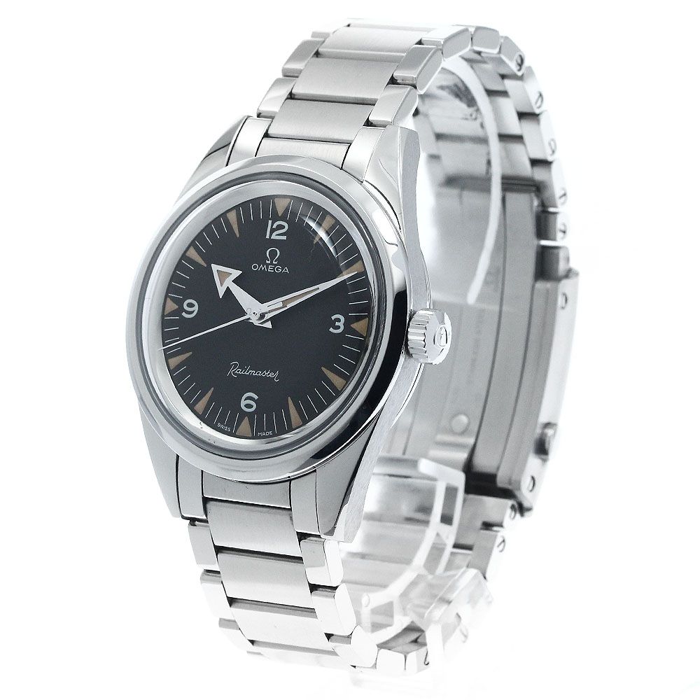 オメガ OMEGA 220.10.38.20.01.002 1957 トリロジー レイルマスター 60  