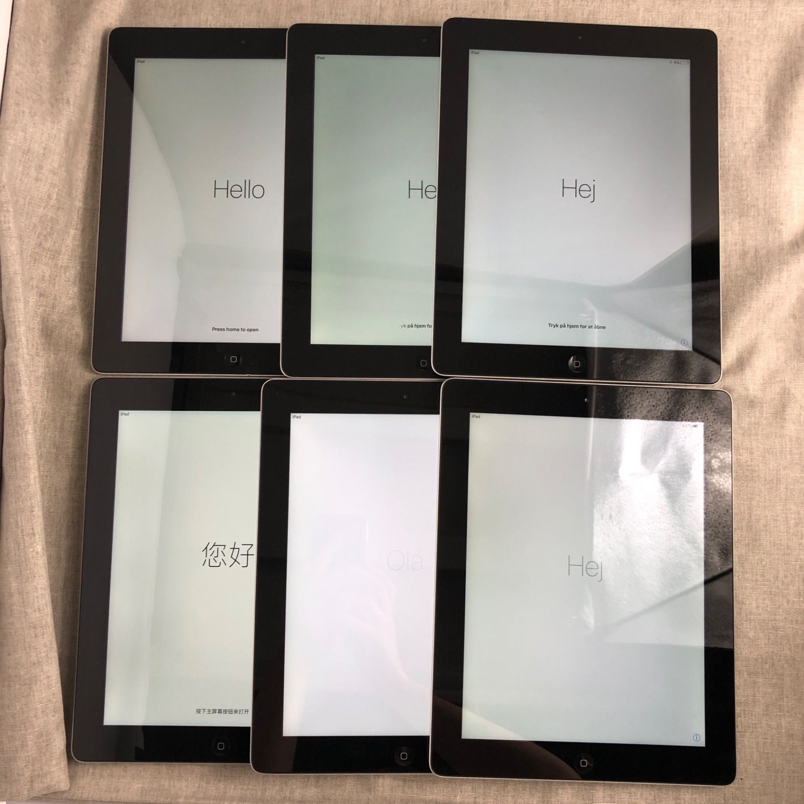 ◇ジャンク品◇【６点セット】iPad 4 Wi-Fi Black【不具合あり！大キズ