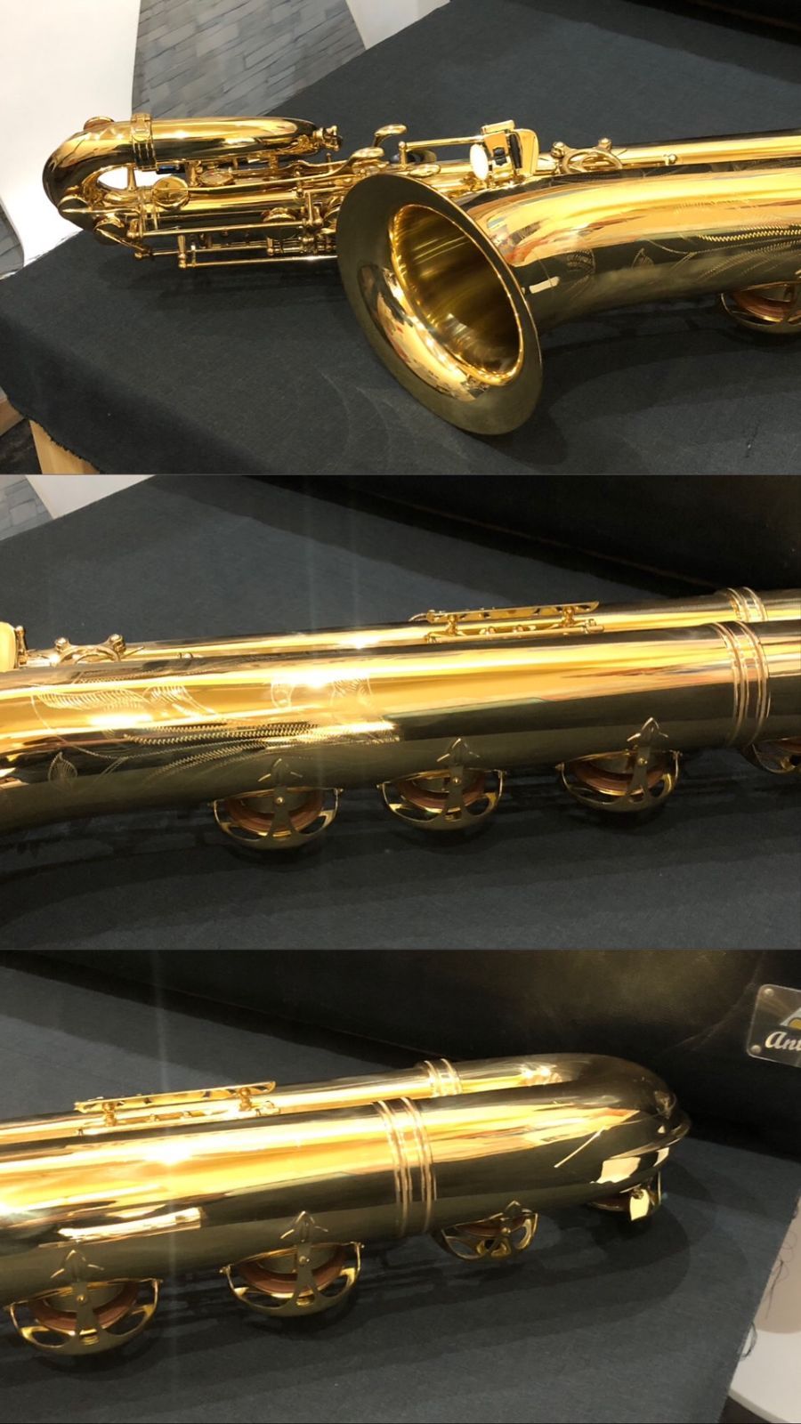 Antigua アルトサックス 3220 ゴールド　マーク2 ストラップ付き Antigua アルトサックス 3220 ゴールド マーク2 ストラップ付き