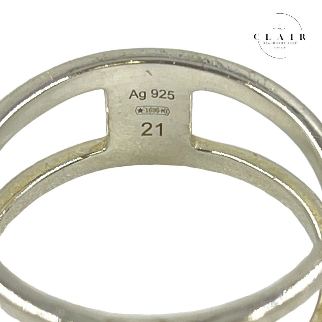 GUCCI グッチ インターロッキングG SV925 ブリットリング 指輪