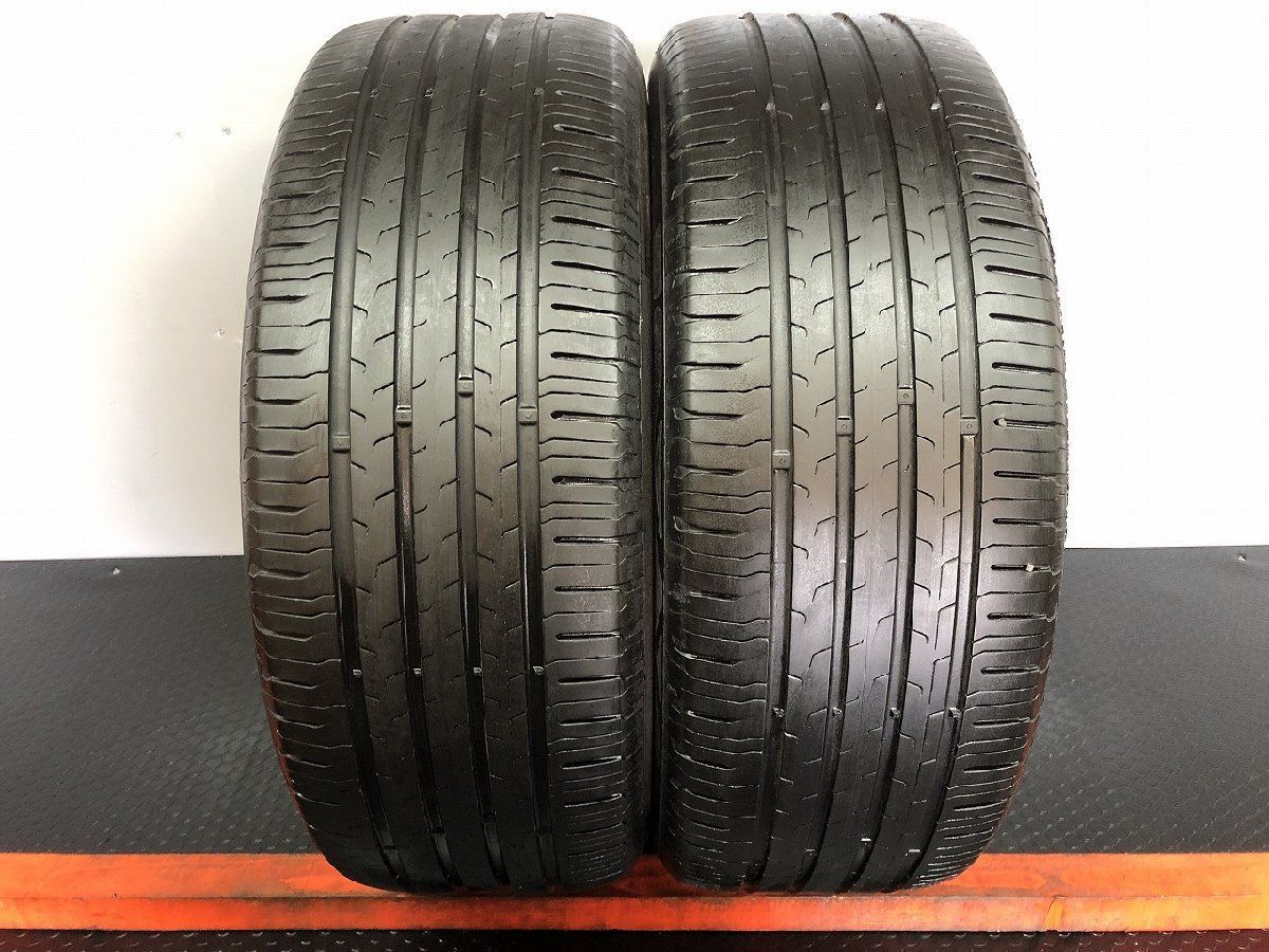 CONTINENTAL EcoContact6 235|55R19 19インチ 夏タイヤ 2本 21年製 バリ溝 レクサスRX T33エクストレイル アリア ハリアー等 STB021