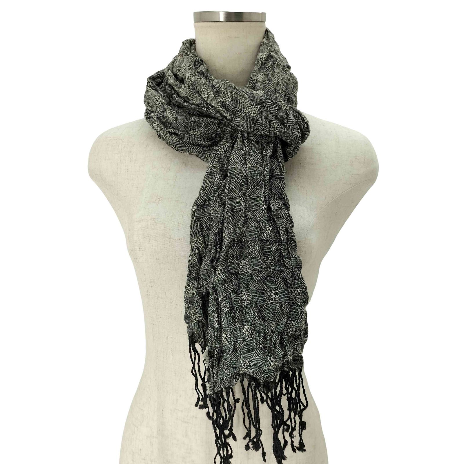 ユーズドフルギ USED古着 レーヨン100% 総柄ストール グランジ Y2K メンズ 表記無