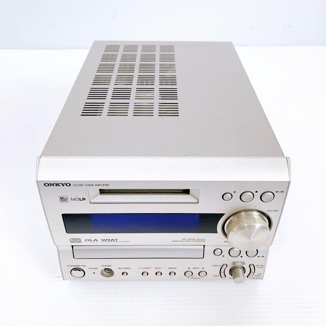 ONKYO オンキョー CD/MDチューナーアンプFR-X7A D-SX7A - メルカリ