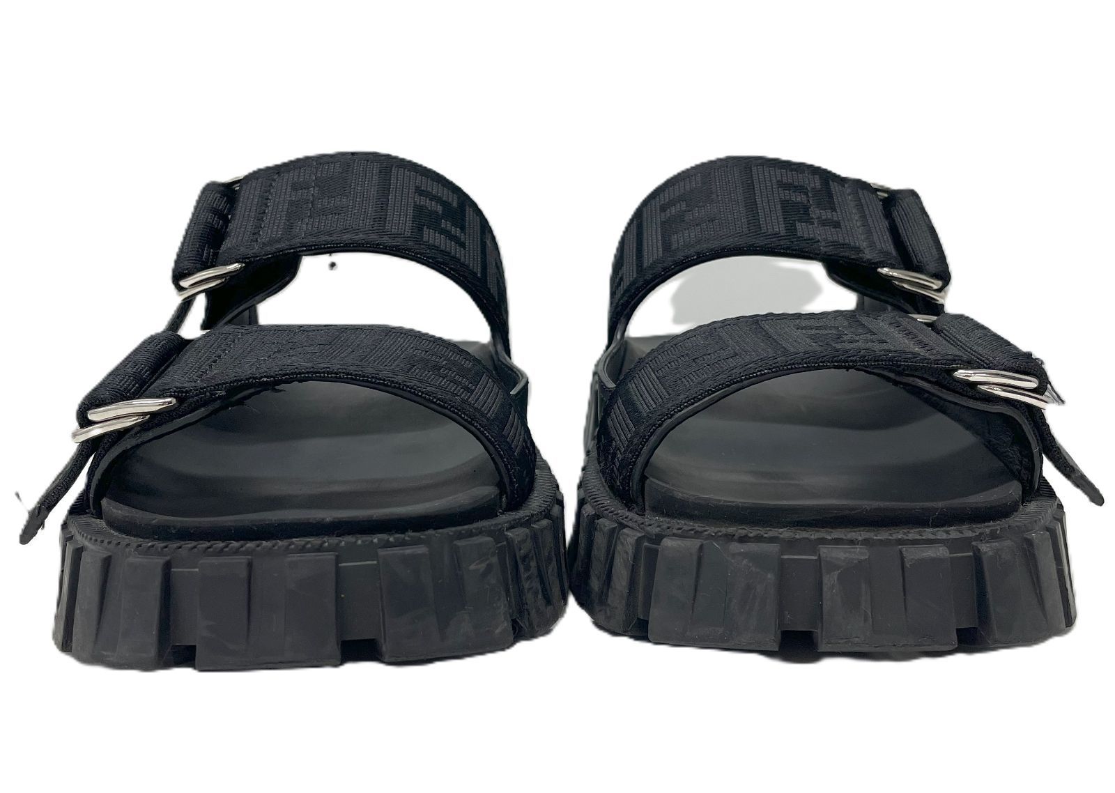 最新発見 FENDI Force フォースサンダル ロゴ ズッカ Sandals 靴