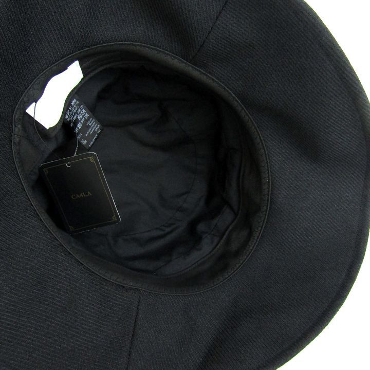 カシラ ハット LINEN KERSEY HAT リボン つば広 帽子 ブランド