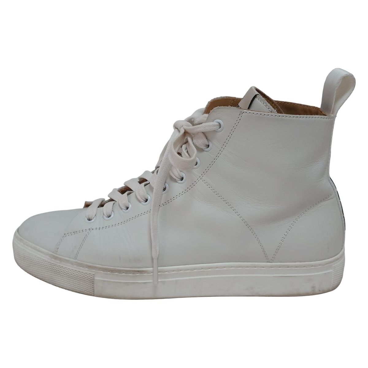 VivienneWestwood ヴィヴィアンウエストウッド スニーカー 42 メンズ - 白 ハイカット|インソール取外し可 レザー
