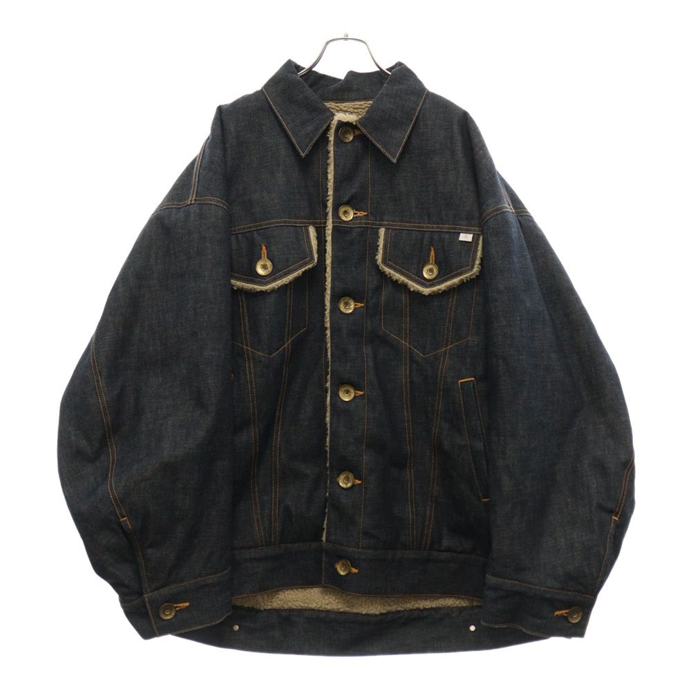 kolor BEACON (カラービーコン) 18AW デニムボアジャケット インディゴ