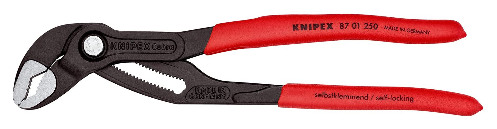 Knipex Cobra ウォーターポンププライヤー - 250mm (87 01 250)