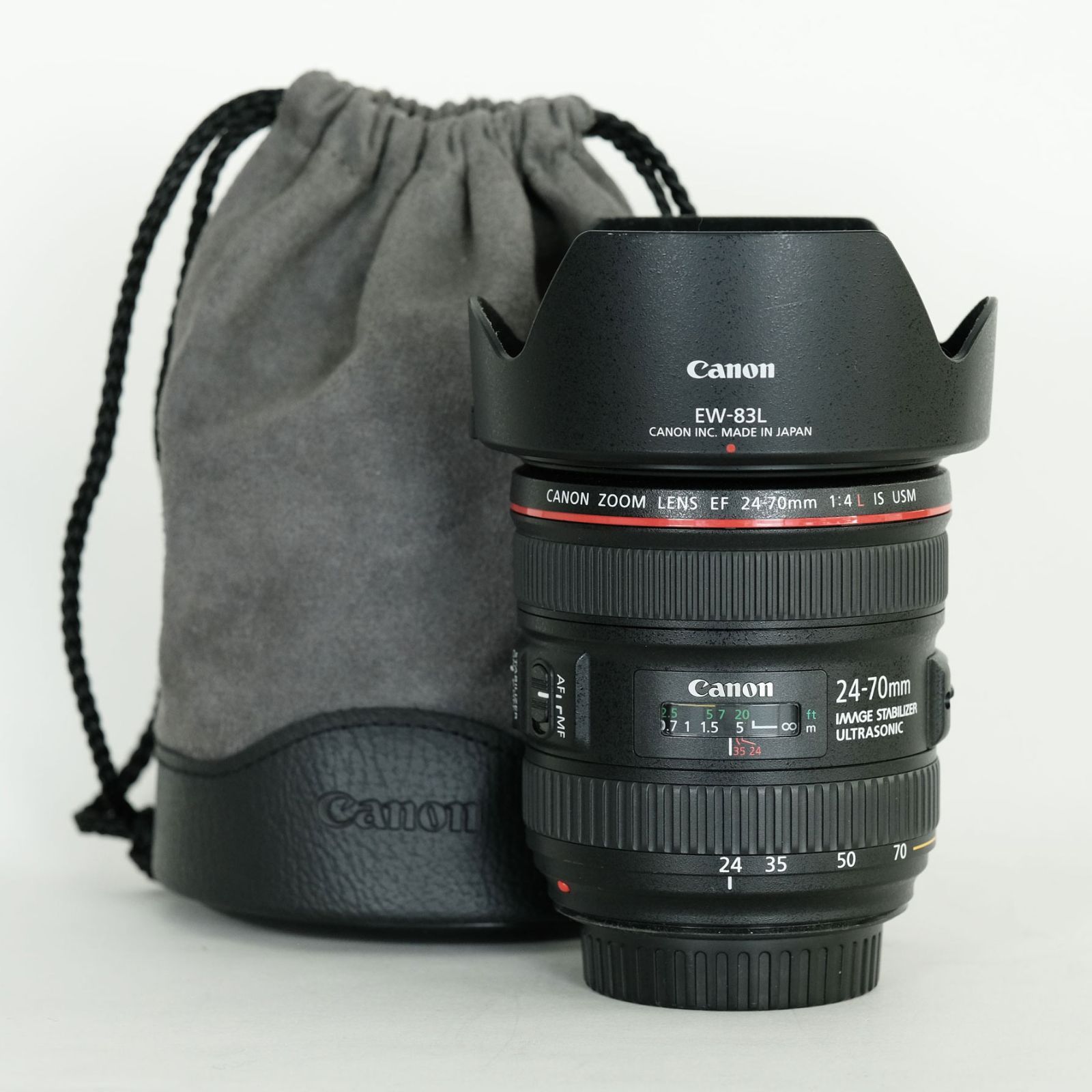 良品】Canon EF 24-70mm f/4L USM レンズフード付き 【公式通販】