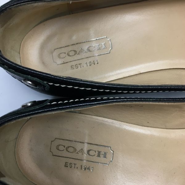 COACH　コーチ　イタリア製　ビットモカシン　ビジネスシューズ〈黒/BLACK/ブラック〉　サイズ9B　管NO.ZF-95 #BUZZBERG