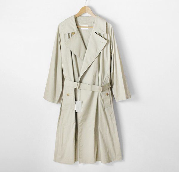 CIOTA◆トレンチコート/4/コットン/ベージュ